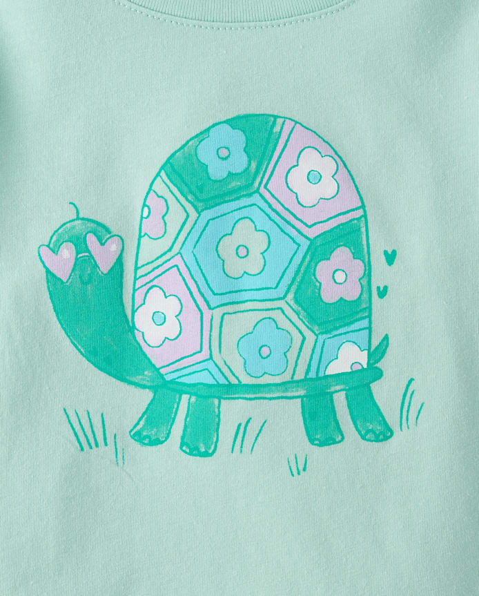 Baby And Toddler Girls Bow Graphic Tee 5-Pack