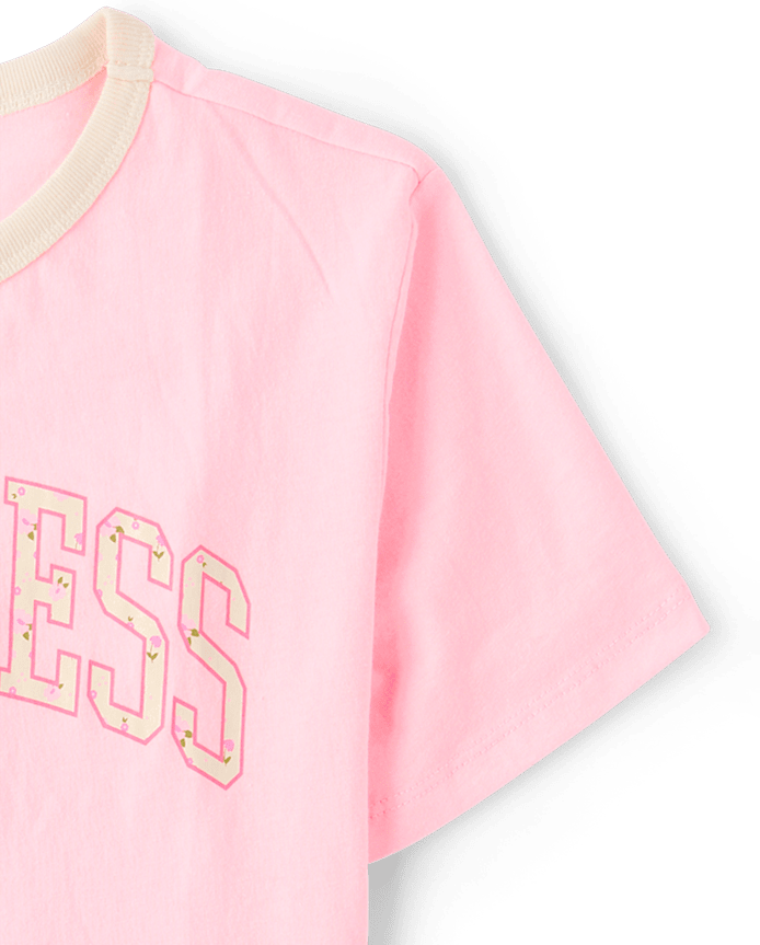 Girls Floral Kindness Relaxed Graphic Tee