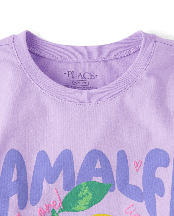 Girls Amalfi Coast Graphic Tee