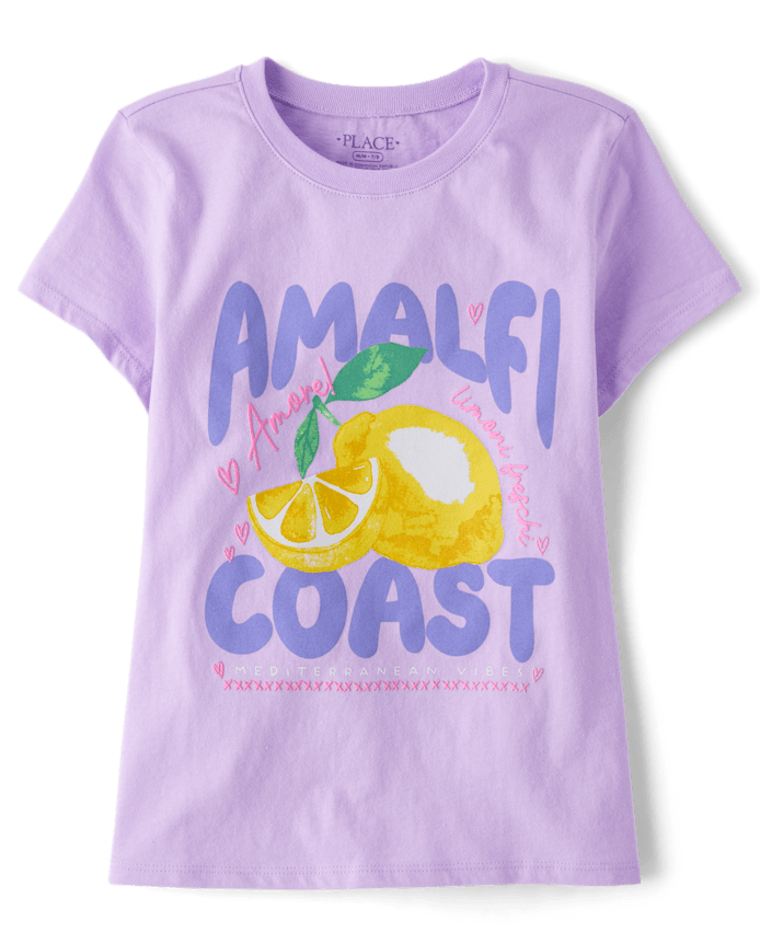 Girls Amalfi Coast Graphic Tee