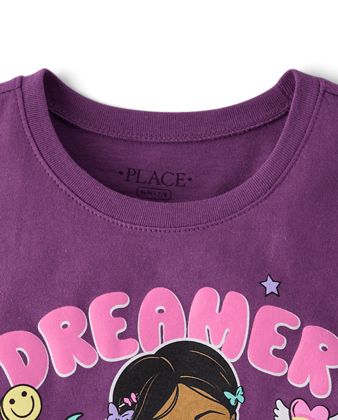 Girls Dreamer Girl Graphic Tee