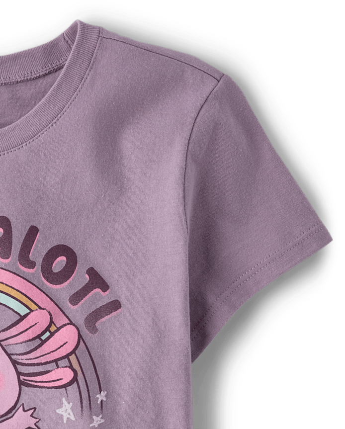 Girls Reads Alotl Graphic Tee