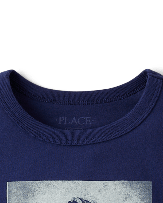 Boys Dino Skateboard Graphic Tee