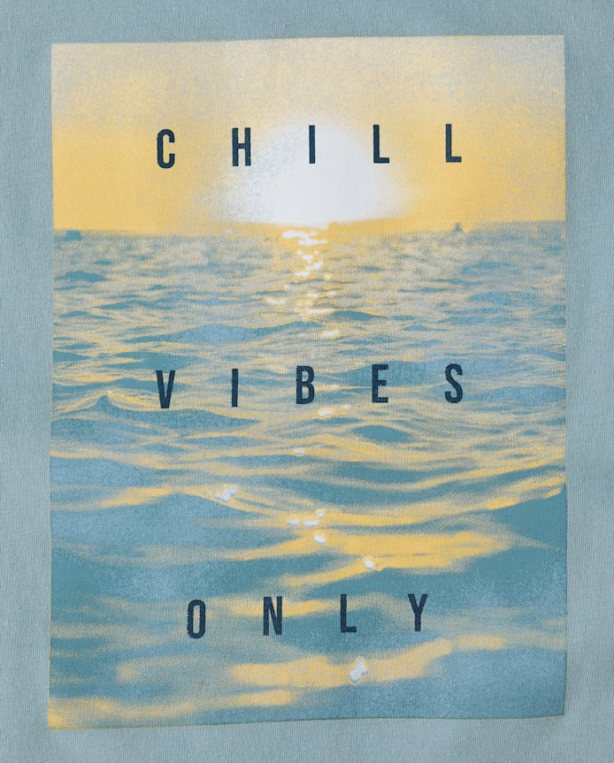 Boys Chill Vibes Only Graphic Tee