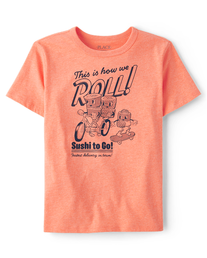 Boys Sushi Roll Graphic Tee