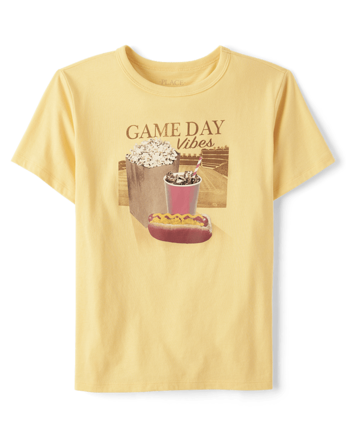 Boys Game Day Vibes Graphic Tee