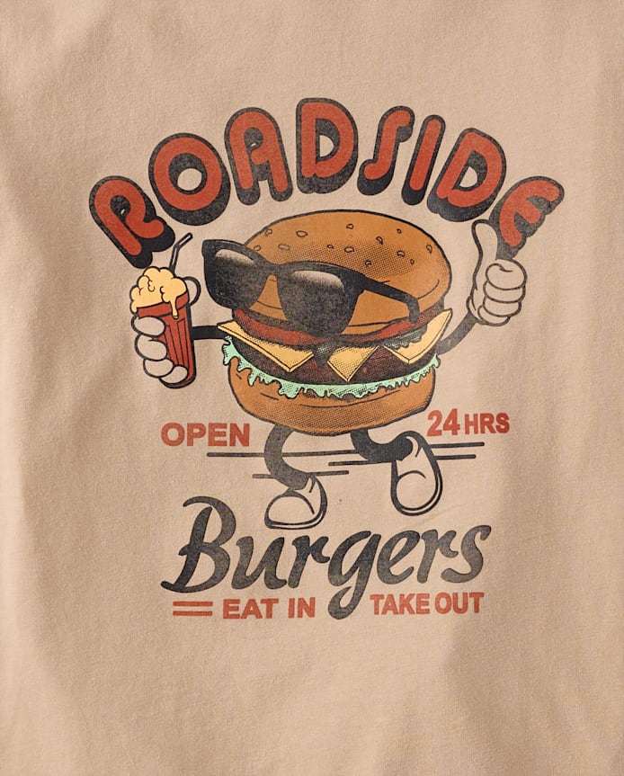 Boys Roadside Burgers Graphic Tee