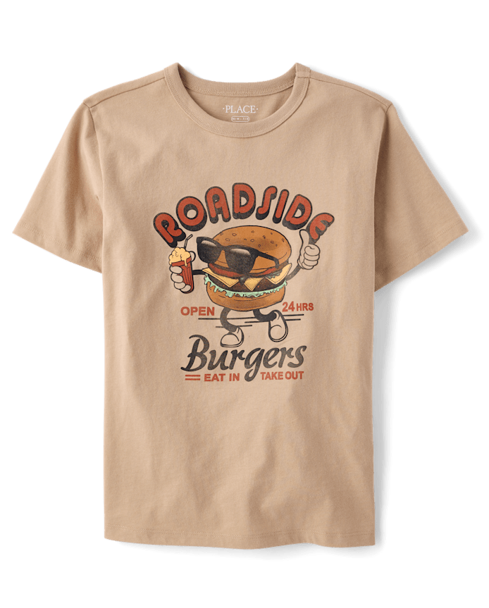 Boys Roadside Burgers Graphic Tee