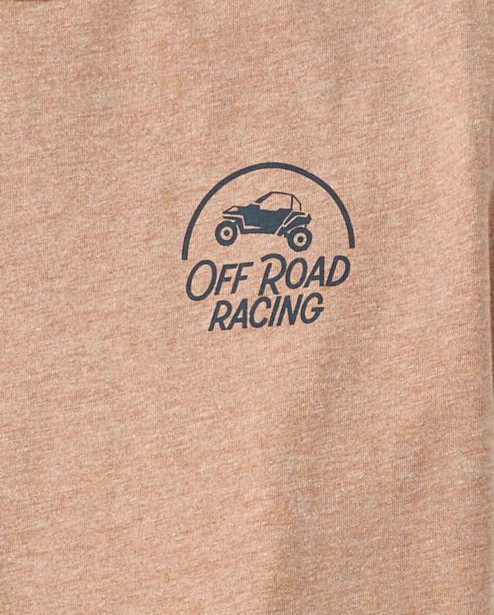 Boys Offroad Racing Front And Back Graphic Tee