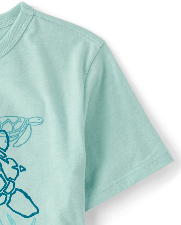 Boys Turtle Graphic Tee