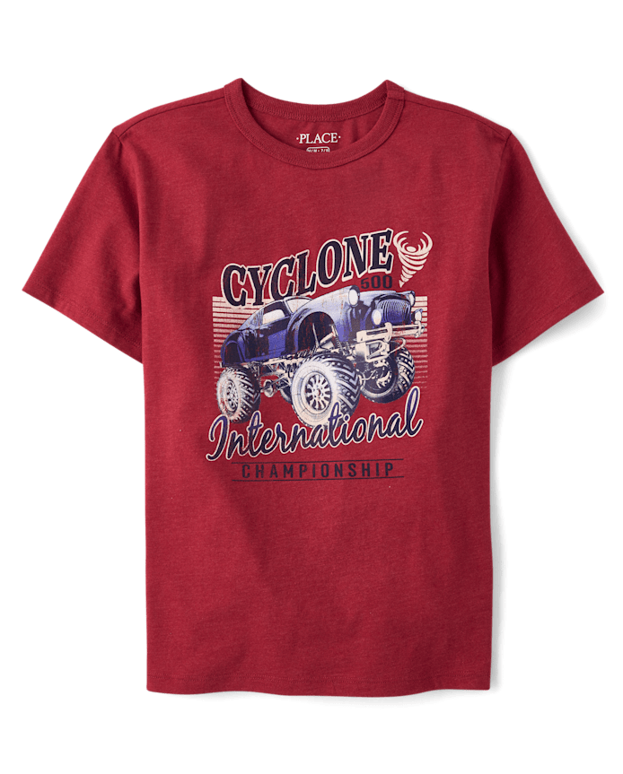 Boys Cyclone Truck Graphic Tee