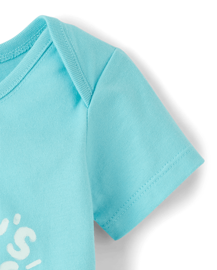 Baby Boys Daddy's Little Dude Graphic Bodysuit