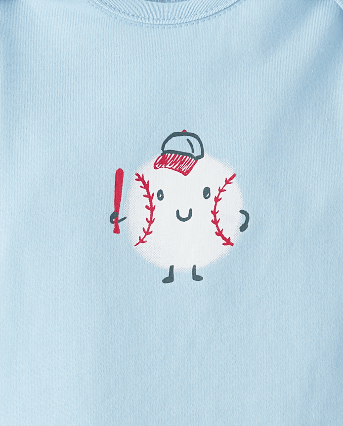 Baby Baseball Graphic Bodysuit