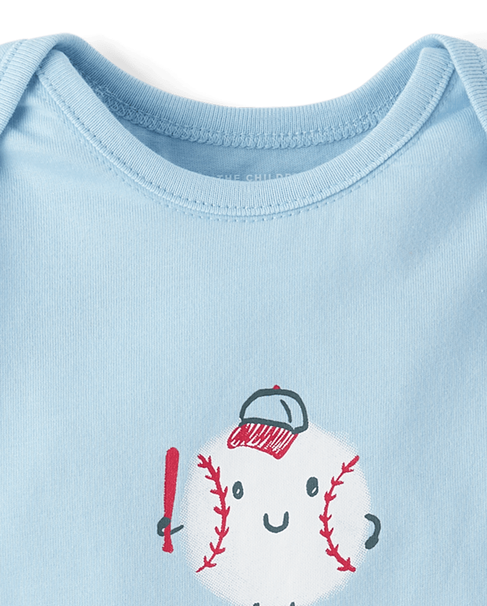 Baby Baseball Graphic Bodysuit