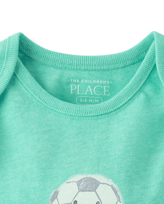 Baby Soccer Ball Graphic Bodysuit