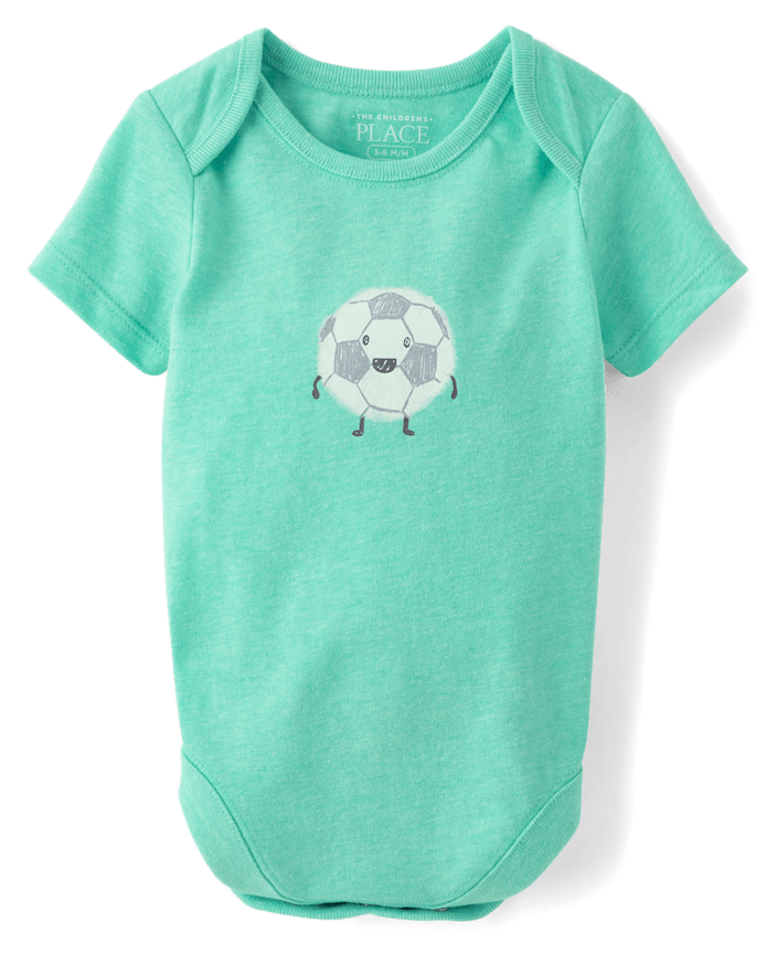 Baby Soccer Ball Graphic Bodysuit