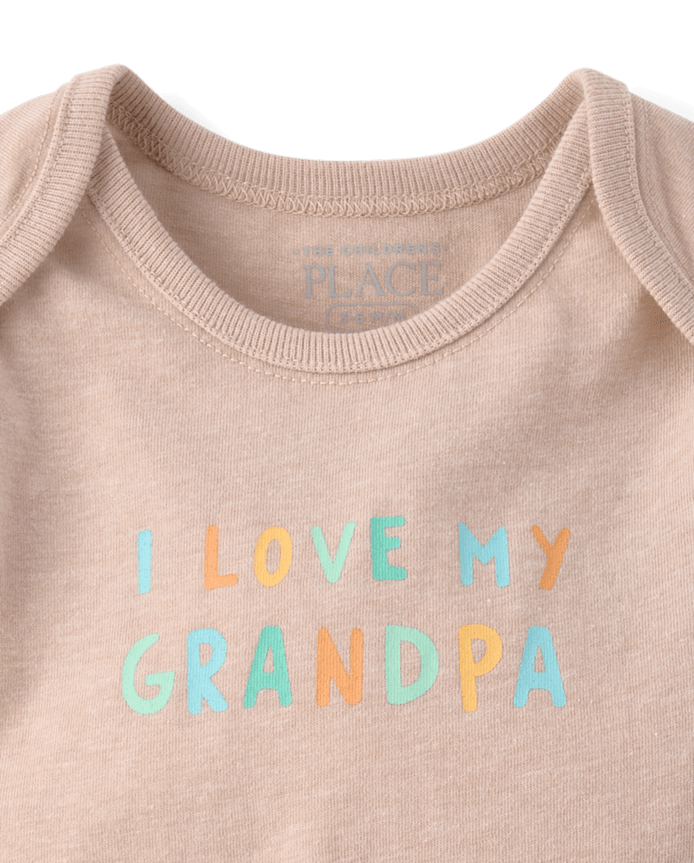 Baby Love Grandpa Graphic Bodysuit