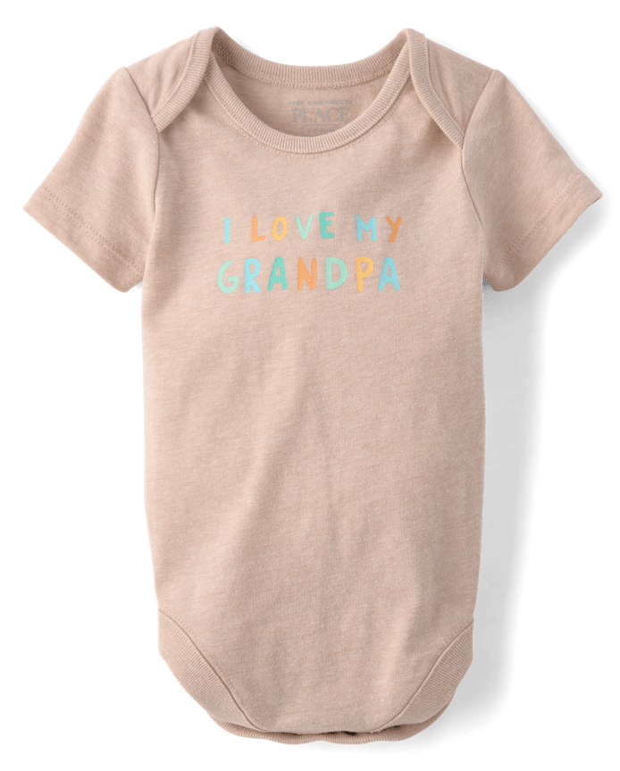Baby Love Grandpa Graphic Bodysuit