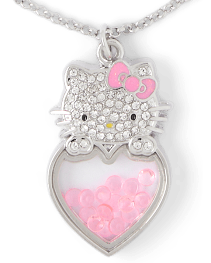 Girls Hello Kitty® Shakey Pave Necklace