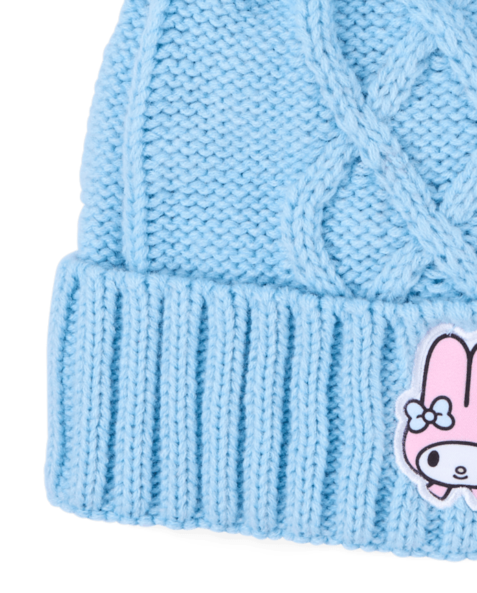 Girls My Melody™ Cable Knit Pom Beanie