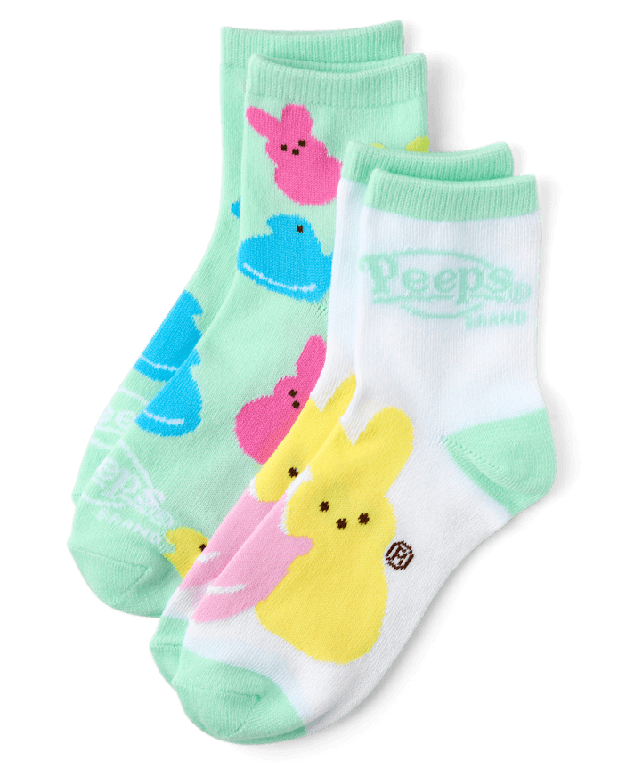 Girls Peeps® Midi Socks 2-Pack
