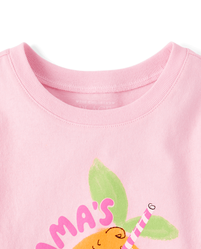 Baby And Toddler Girls Mama's Little Cutie Graphic Tee