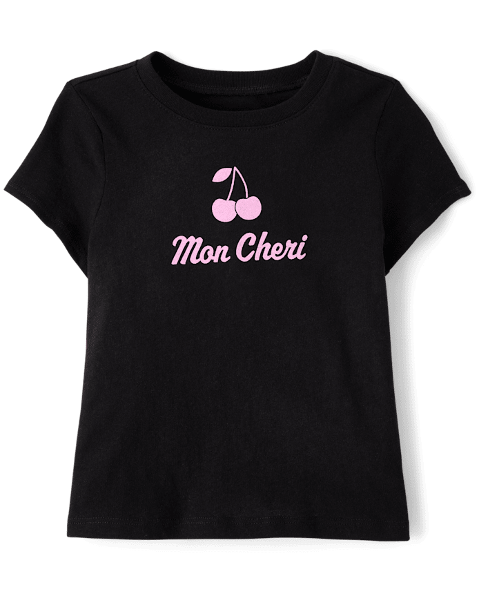 Baby And Toddler Girls Mon Cheri Graphic Tee