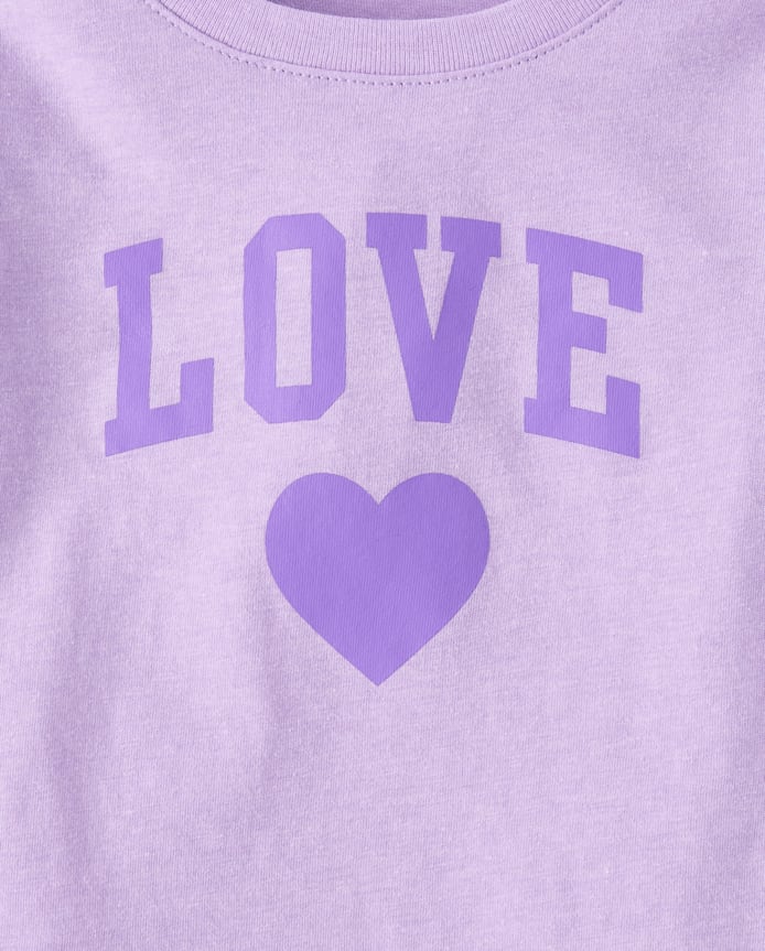 Baby And Toddler Girls Love Graphic Tee