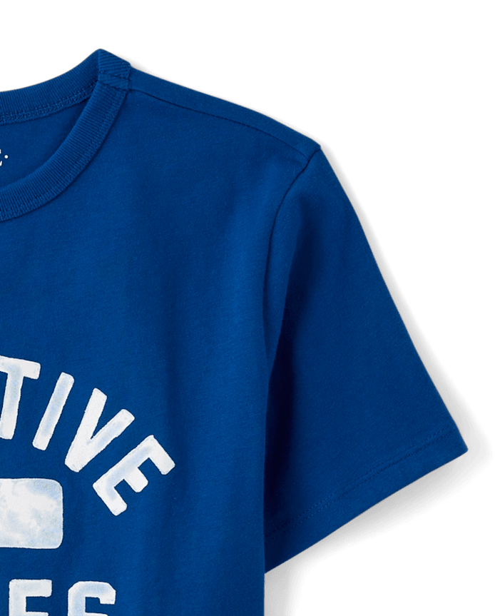 Boys Positive Vibes Graphic Tee