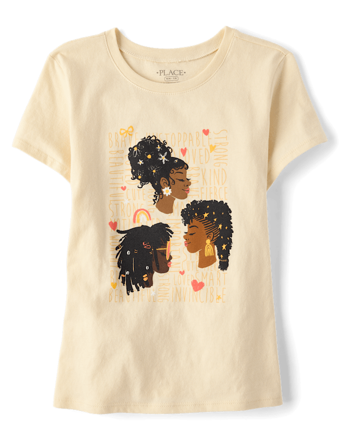 T-shirt graphique pour filles