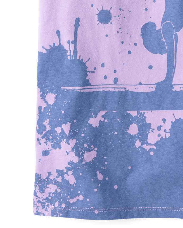 Girls Gymnastics Relaxed Graphic Tee