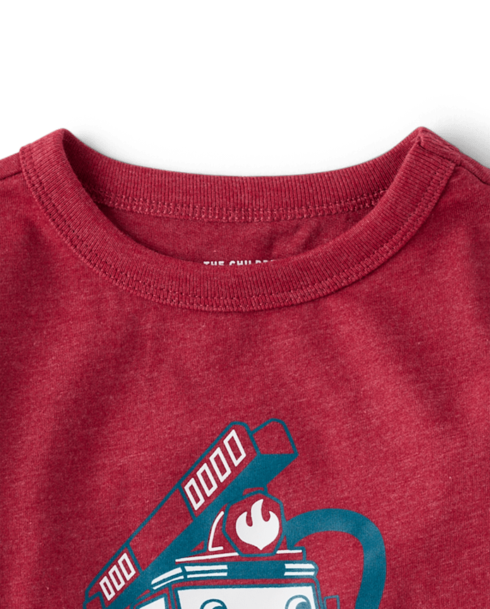 Baby And Toddler Boys Firetruck Graphic Tee