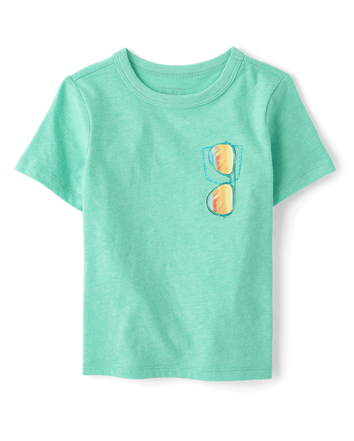 Baby And Toddler Boys Sunglasses Graphic Tee