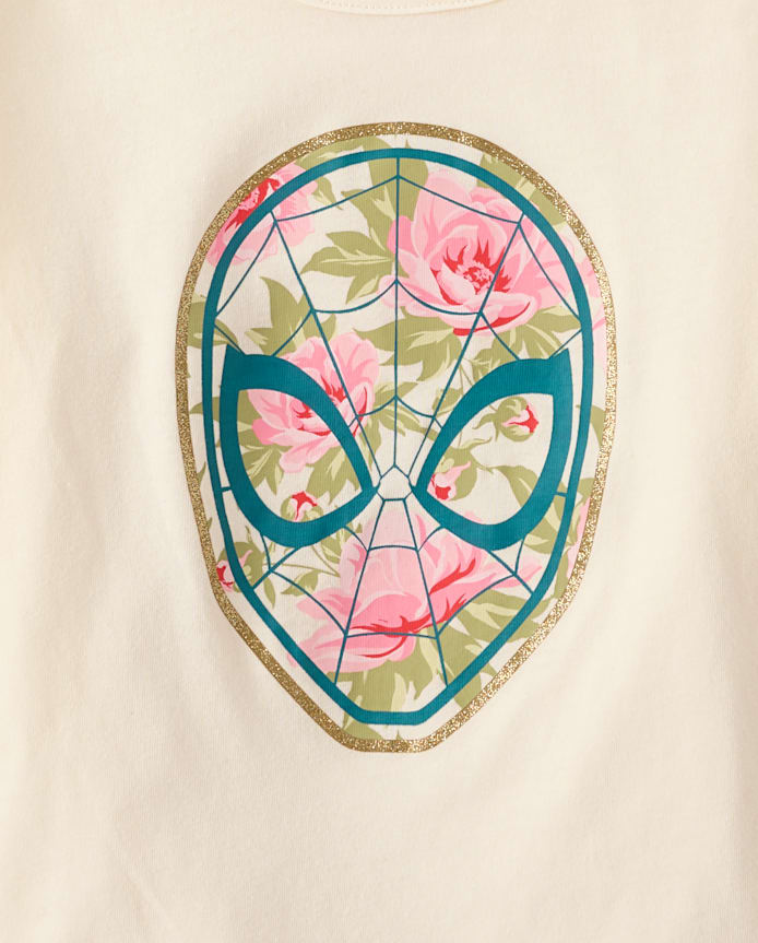 Girls Spider-Man™ Floral Graphic Tee