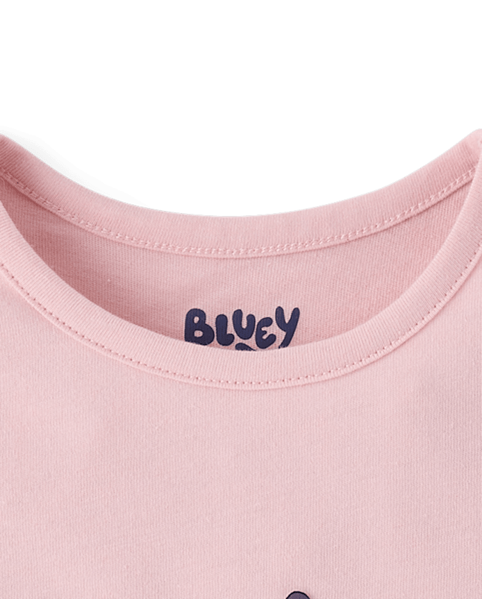 Baby And Toddler Girls Bluey™ Flowers Graphic Tee