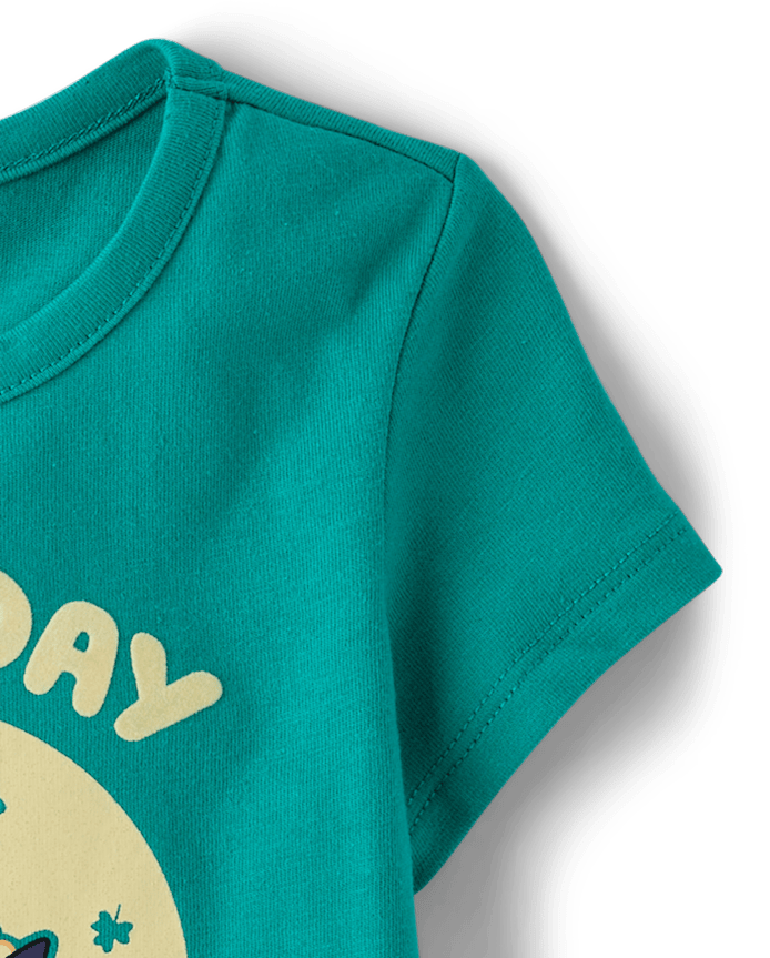 Baby And Toddler Girls Bluey™ St. Patrick's Day Our Lucky Graphic Tee