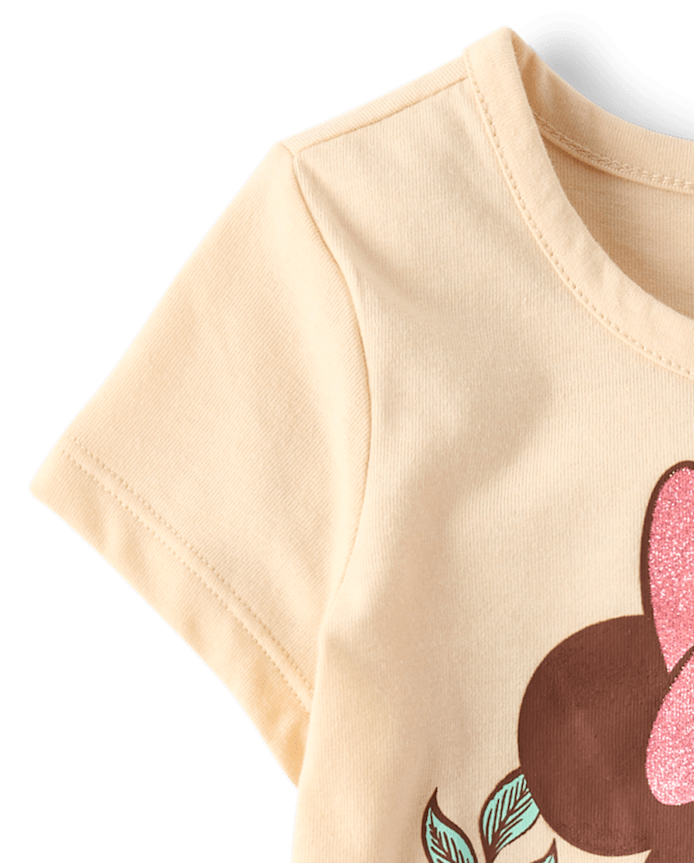 Baby And Toddler Girls Minnie Mouse™ Floral Graphic Tee