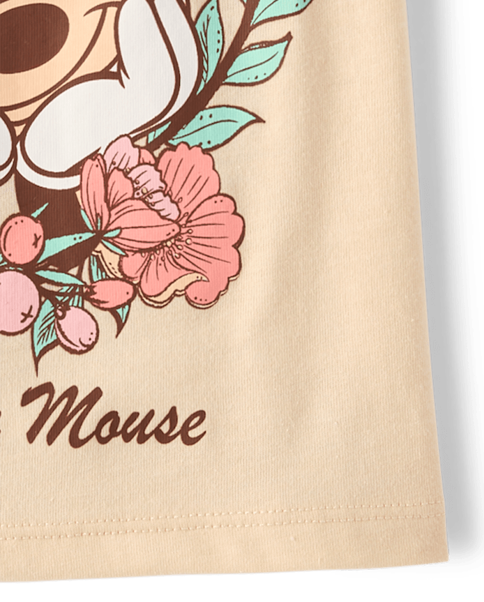 Baby And Toddler Girls Minnie Mouse™ Floral Graphic Tee