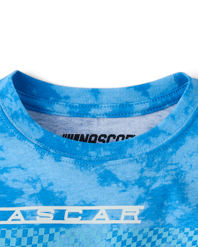 Boys Nascar™ Tie Dye Front And Back Graphic Tee