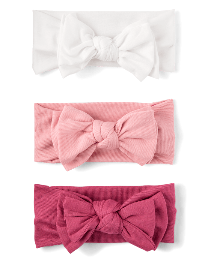 Baby And Toddler Girl Bow Headwrap 3-Pack