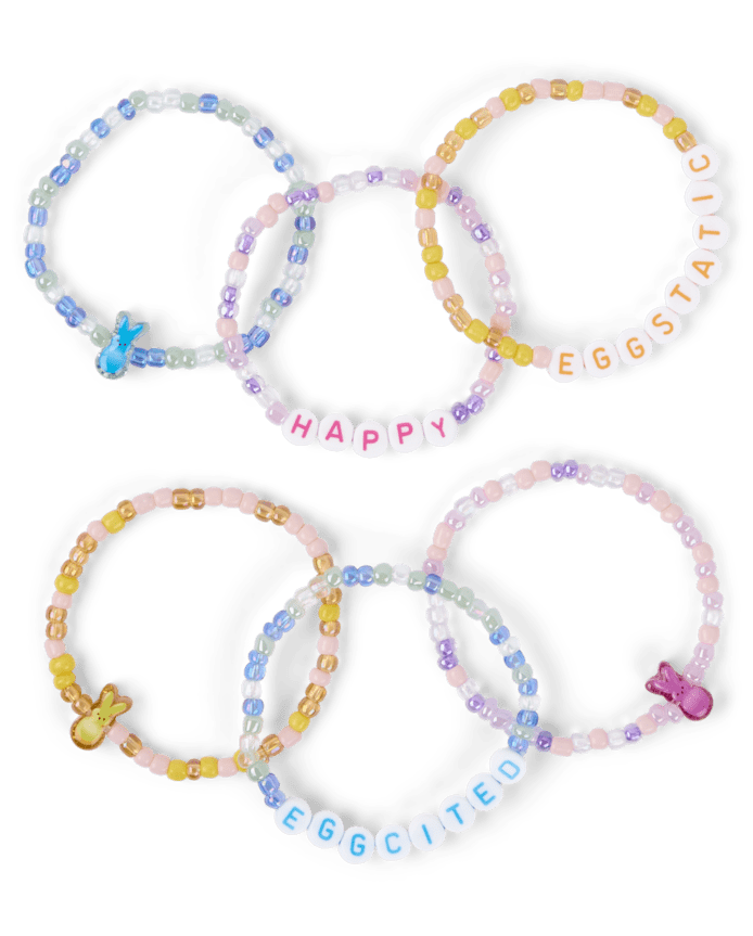 Girls Peeps® Beaded Bracelet 6-Pack
