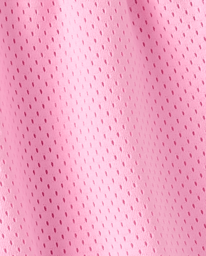 Girls Quick Dry Side Stripe Mesh Lined Active Shorts