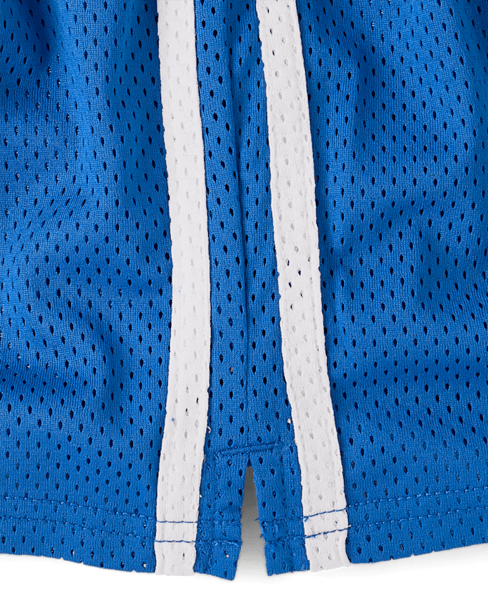 Girls Quick Dry Side Stripe Mesh Lined Active Shorts