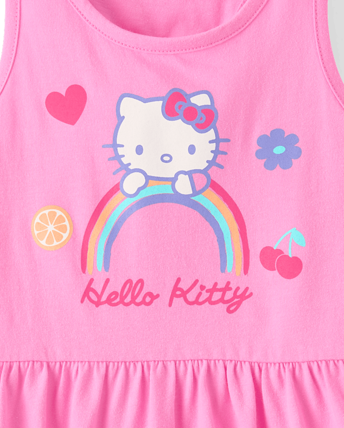 Girls Hello Kitty® Rainbow Cut-Out Tank Dress