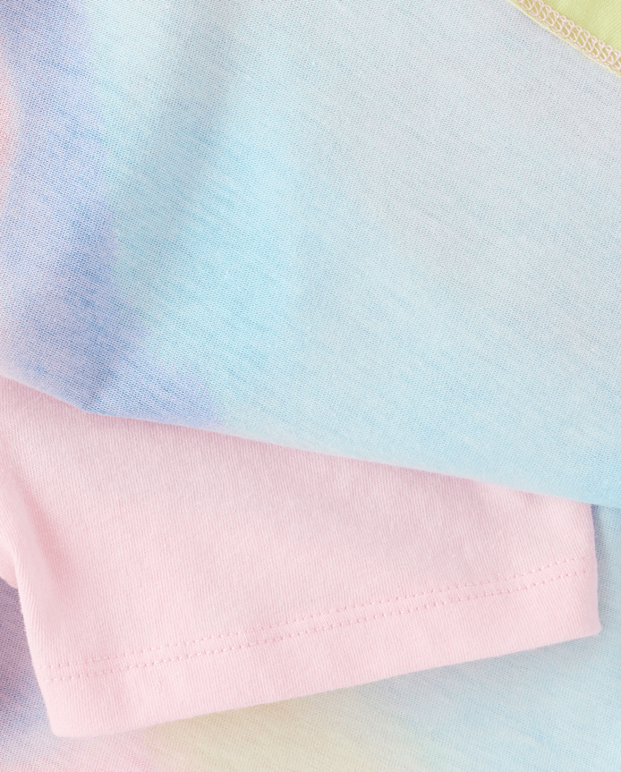 Girls Print High Rise Ruched Skort