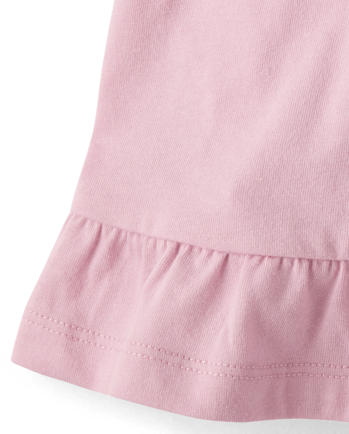 Girls Pointelle V-Waist Dress