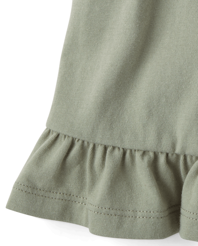 Girls Pointelle V-Waist Dress