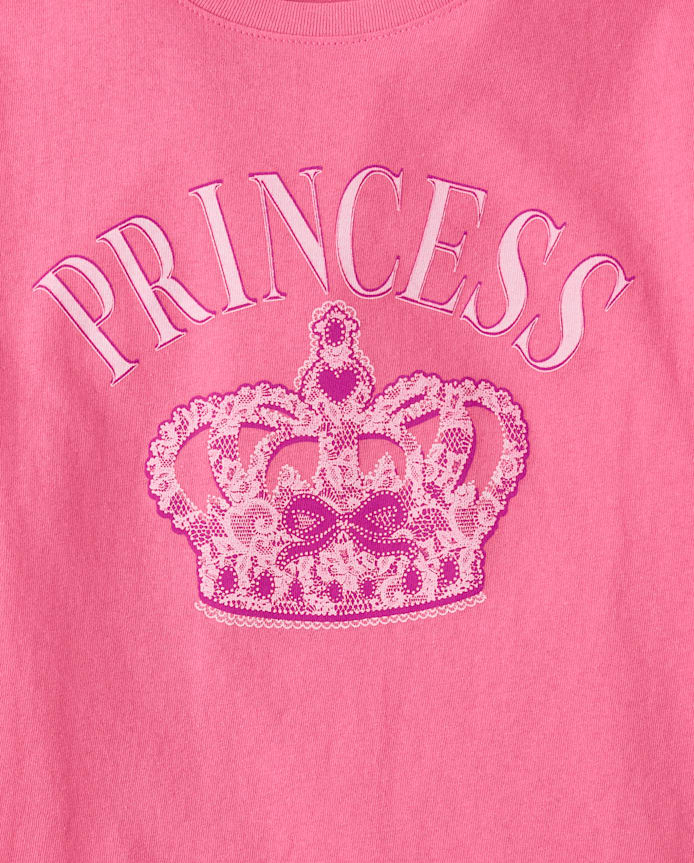 Girls Princess Graphic Tee