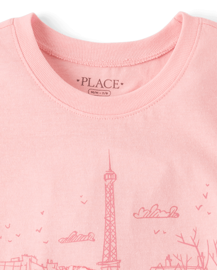 Girls Poodle Graphic Tee