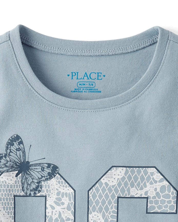 Girls Girl Power League Graphic Baby Tee